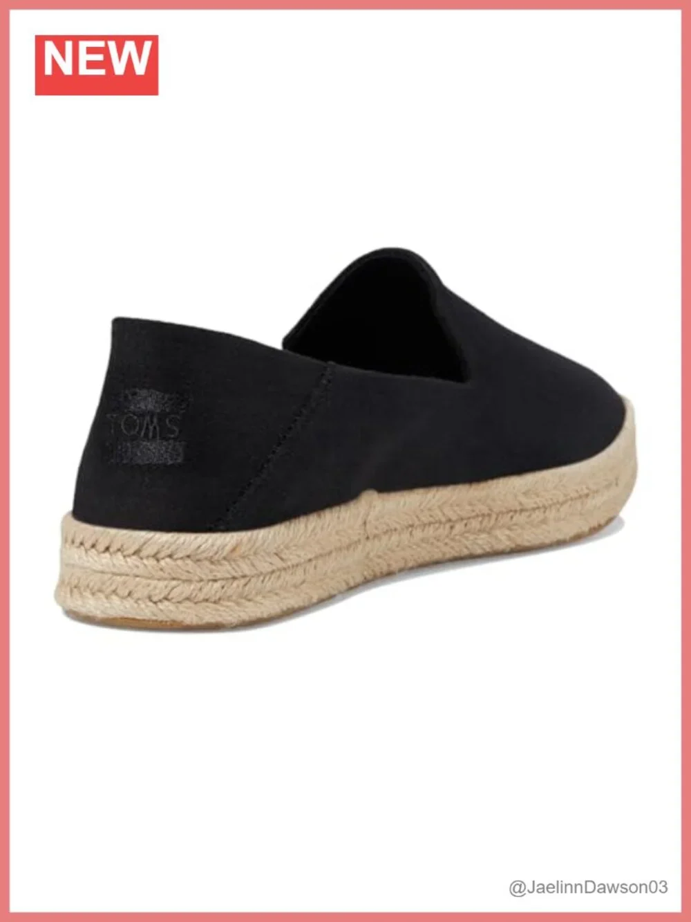 TOMS Carolina Slip-on Espadrille Wedge Shoes Women's Flatform